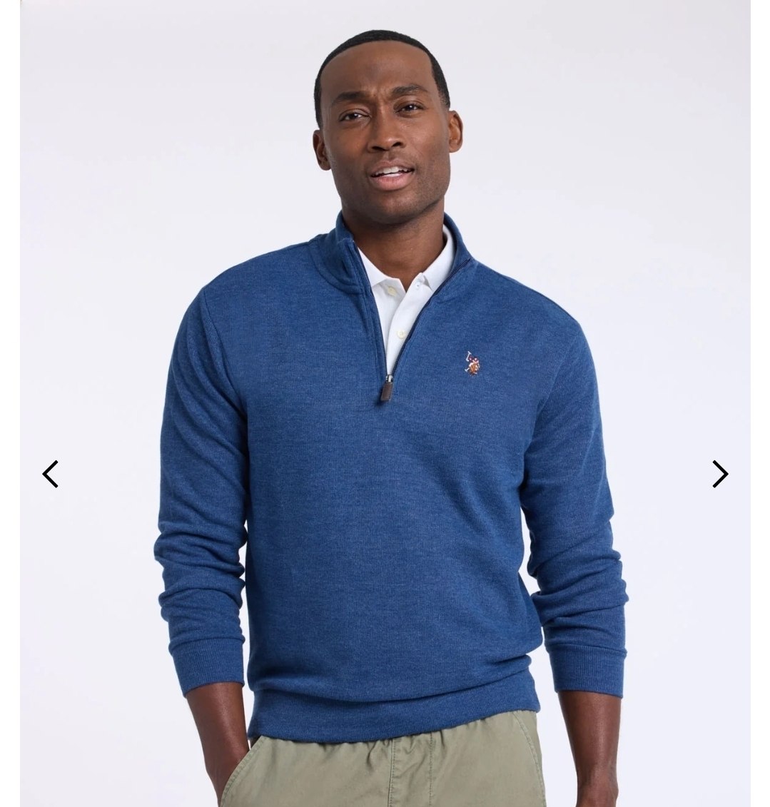 1/4 ZIP MOCK NECK FLATBACK PULLOVER