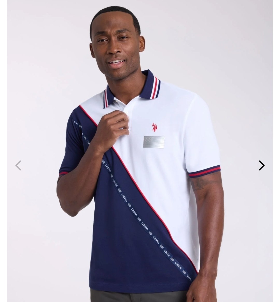 SASH COLORBLOCK POLO SHIRT