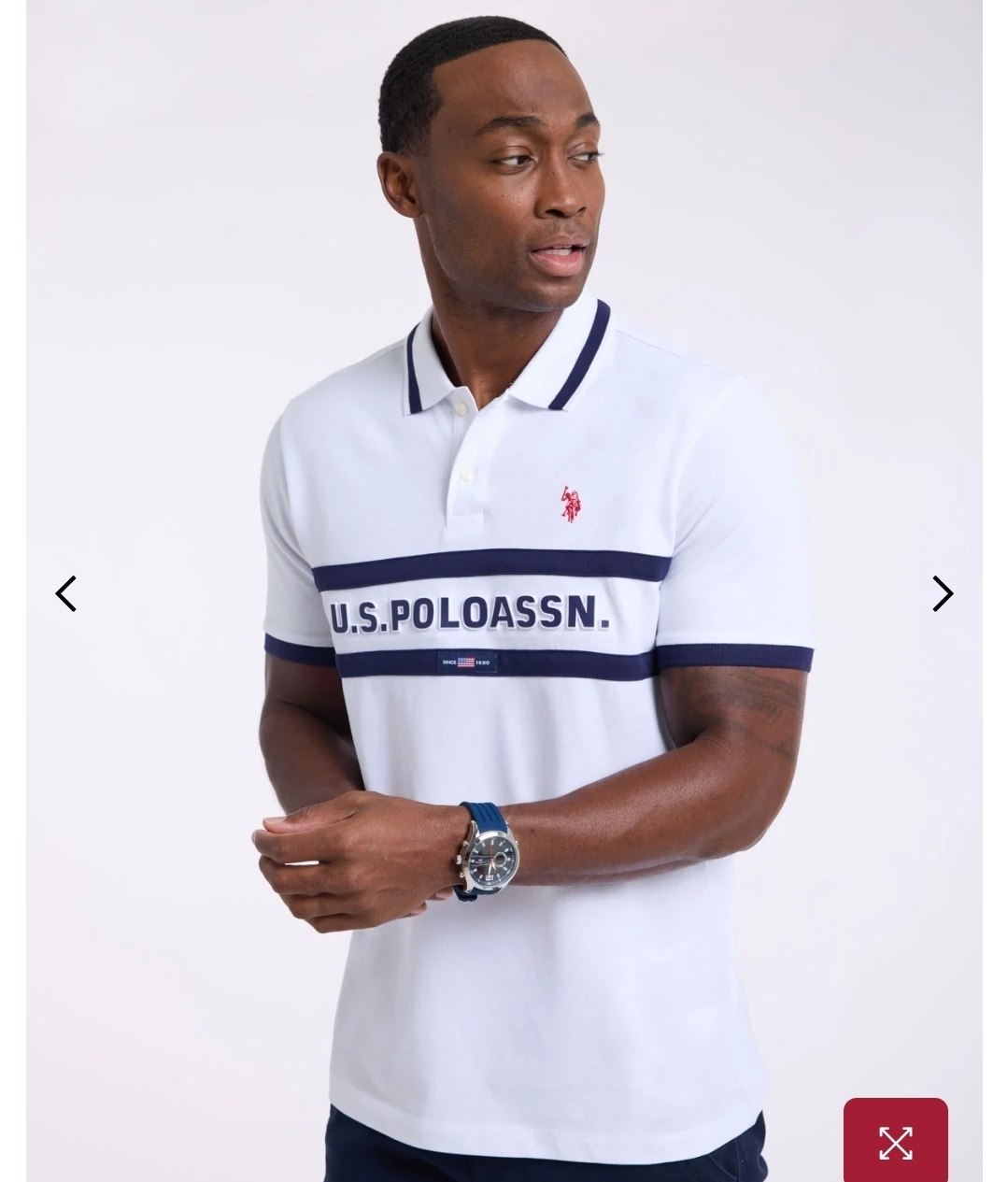 EMBOSSED WORDMARK COLORBLOCK PIQUE POLO SHIRT