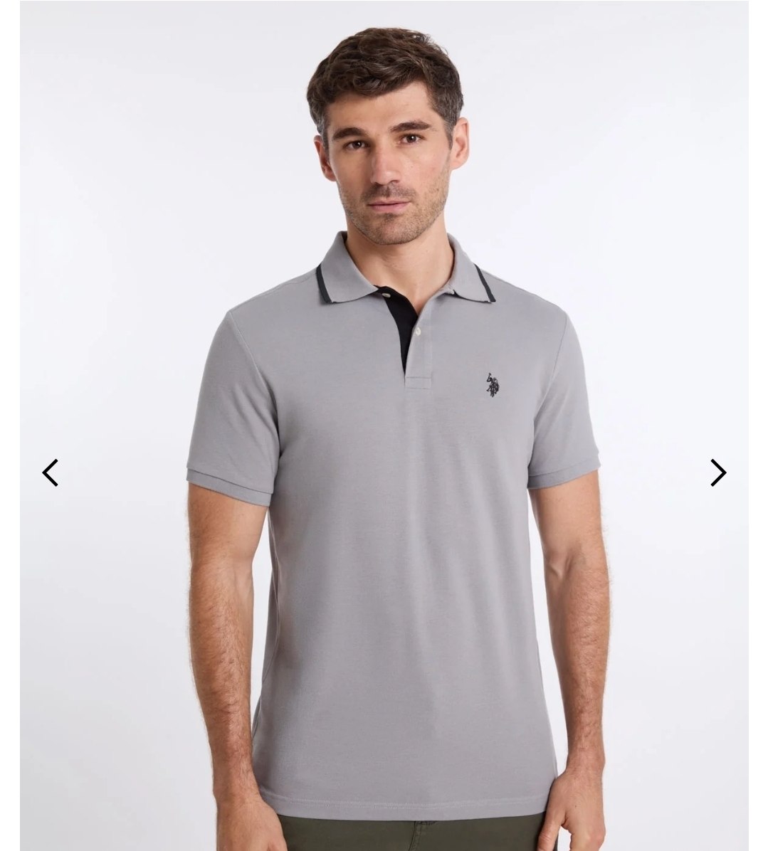 SOLID STRETCH PIQUE POLO SHIRT