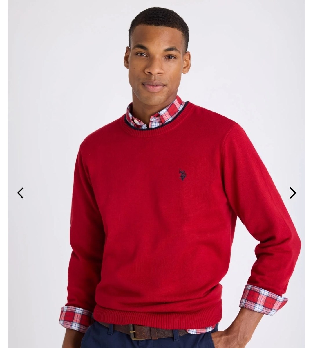 SOFT COTTON JERSEY CREW NECK SWEATER