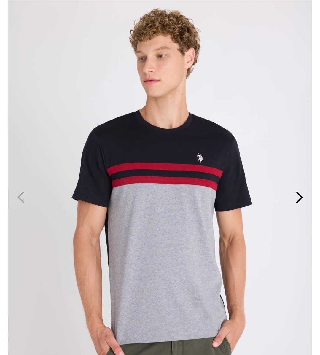 TRICOT TAPE COLORBLOCK T-SHIRT