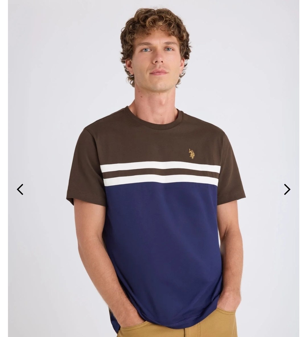 TRICOT TAPE COLORBLOCK T-SHIRT