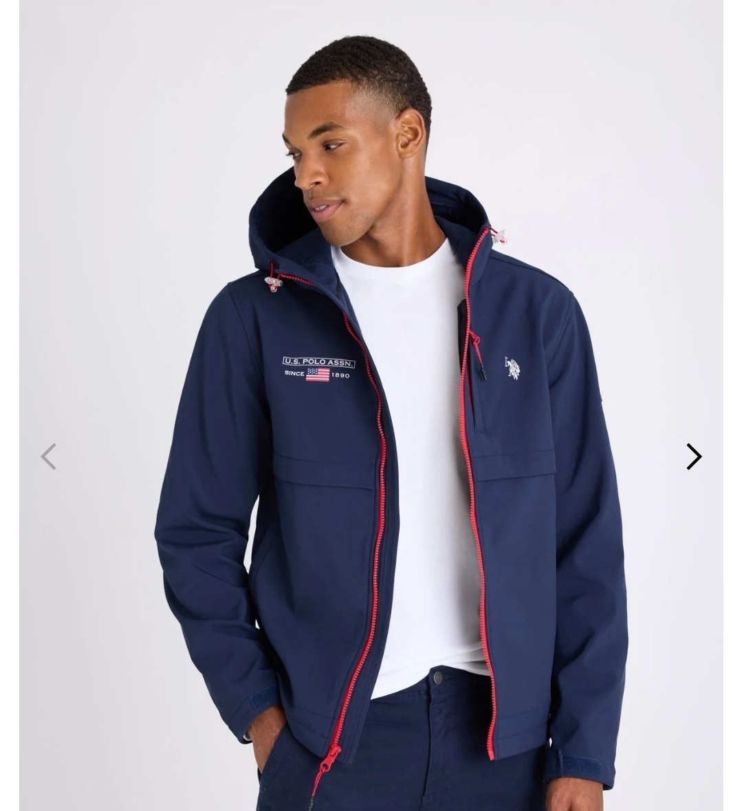 BONDED SOFTSHELL FLAG TREK JACKET
