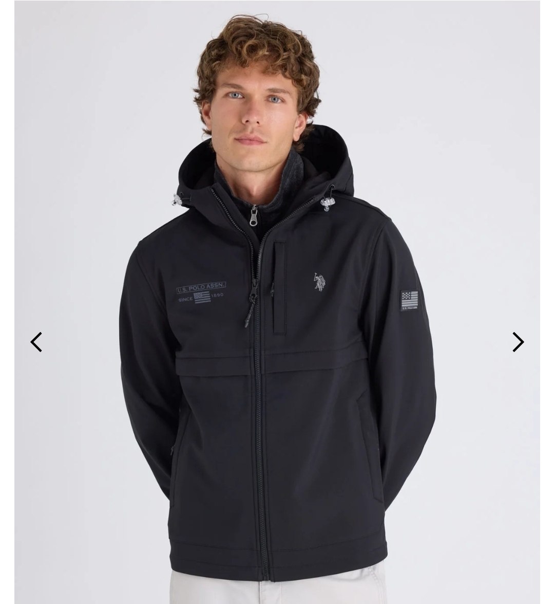 BONDED SOFTSHELL FLAG TREK JACKET