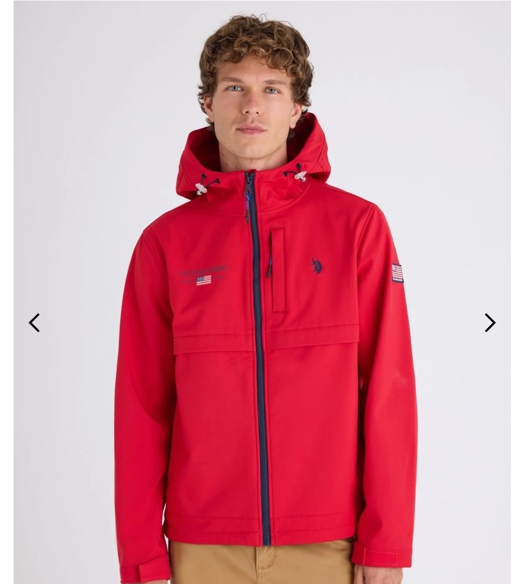 BONDED SOFTSHELL FLAG TREK JACKET