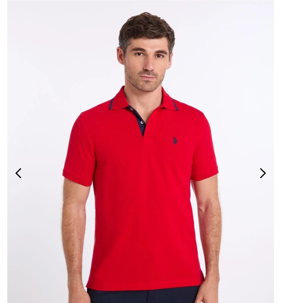 SOLID STRETCH PIQUE POLO SHIRT