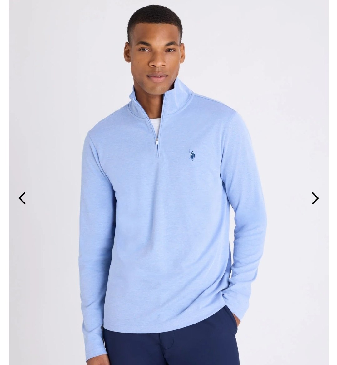 1/4 ZIP INTERLOCK PIQUE PULLOVER