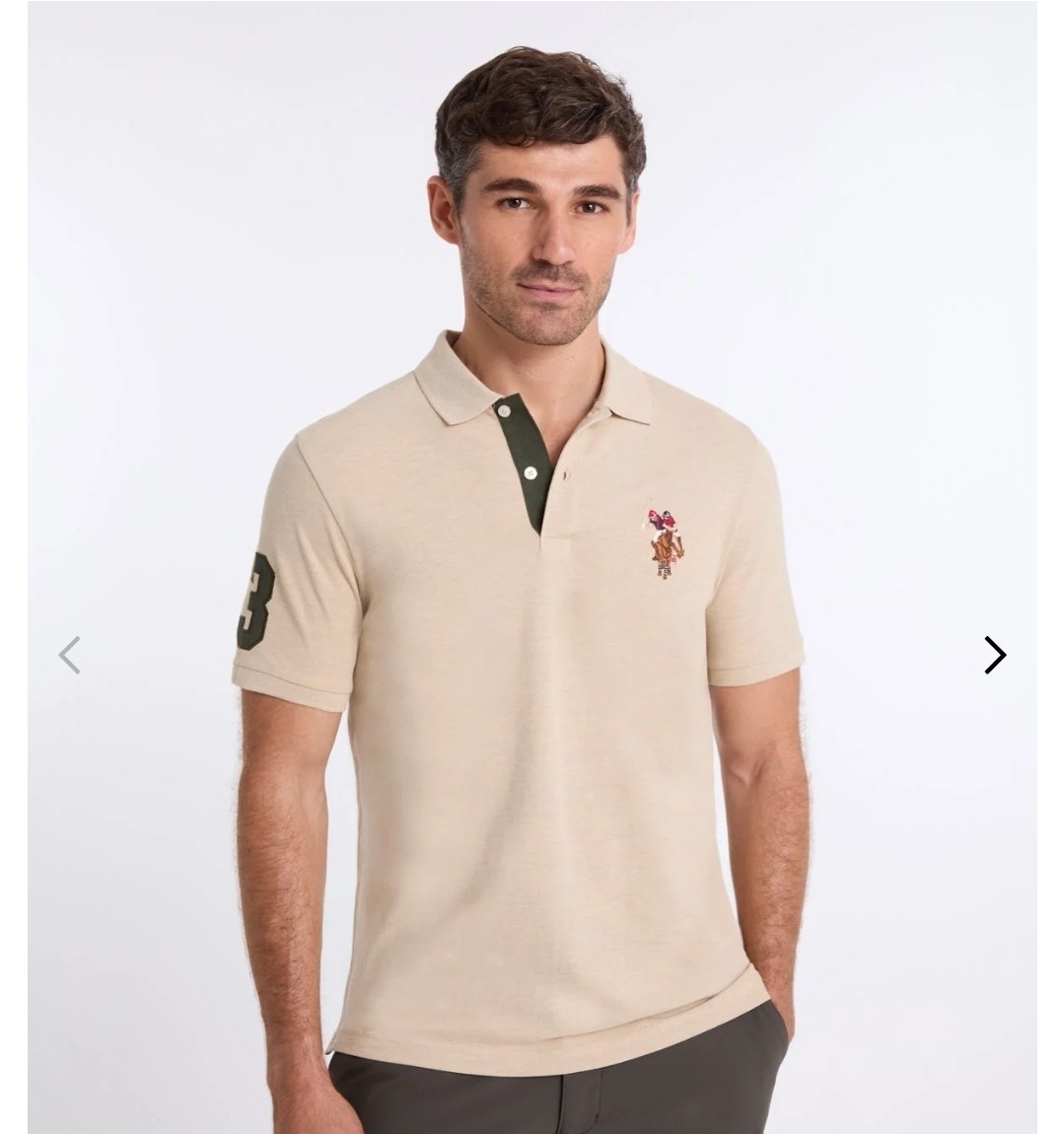 MULTI COLOR BIG LOGO POLO SHIRT