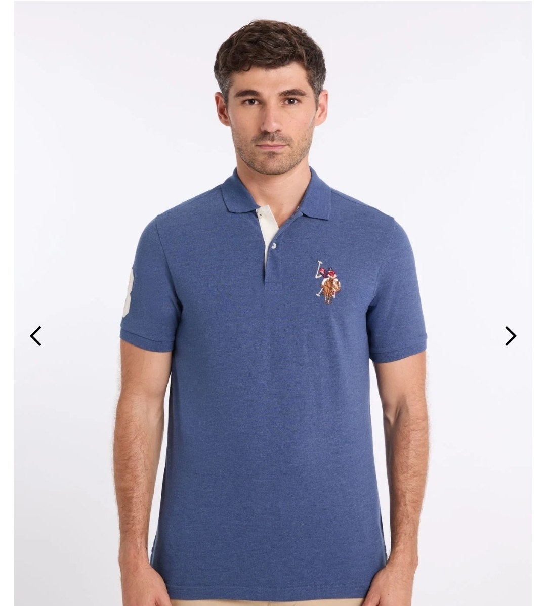 MULTI COLOR BIG LOGO POLO SHIRT
