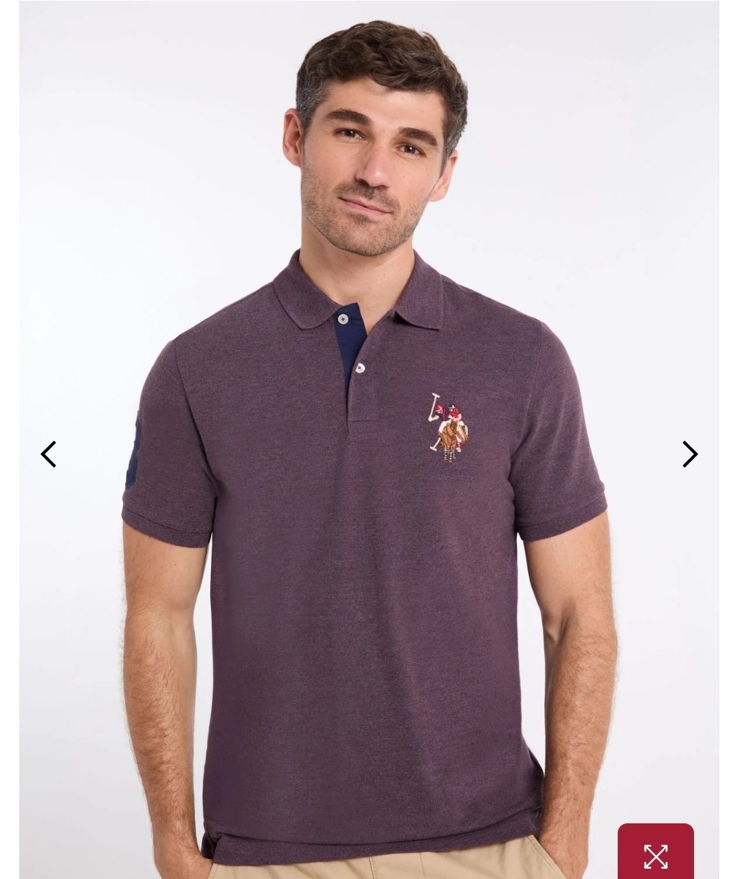 MULTI COLOR BIG LOGO POLO SHIRT