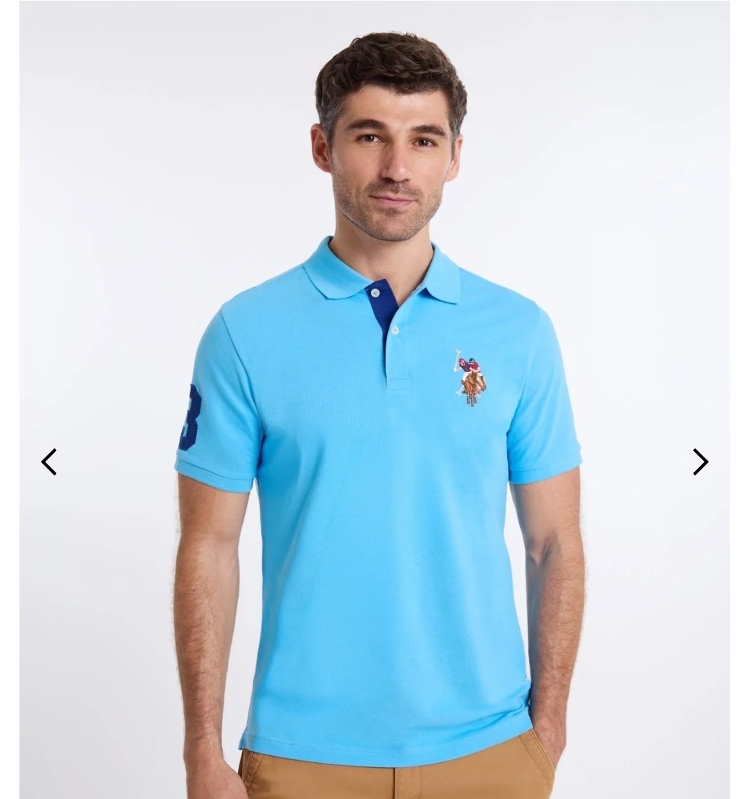 MULTI COLOR BIG LOGO POLO SHIRT