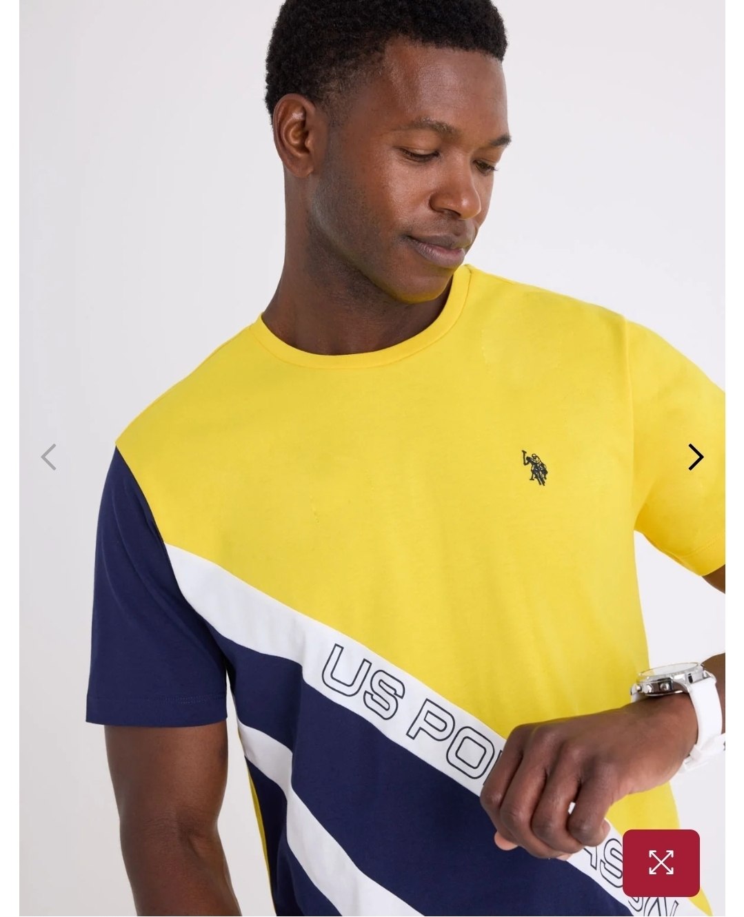 DIAGONAL COLORBLOCK T-SHIRT