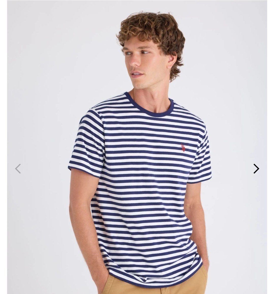 YARN DYE STRIPE JERSEY T-SHIRT