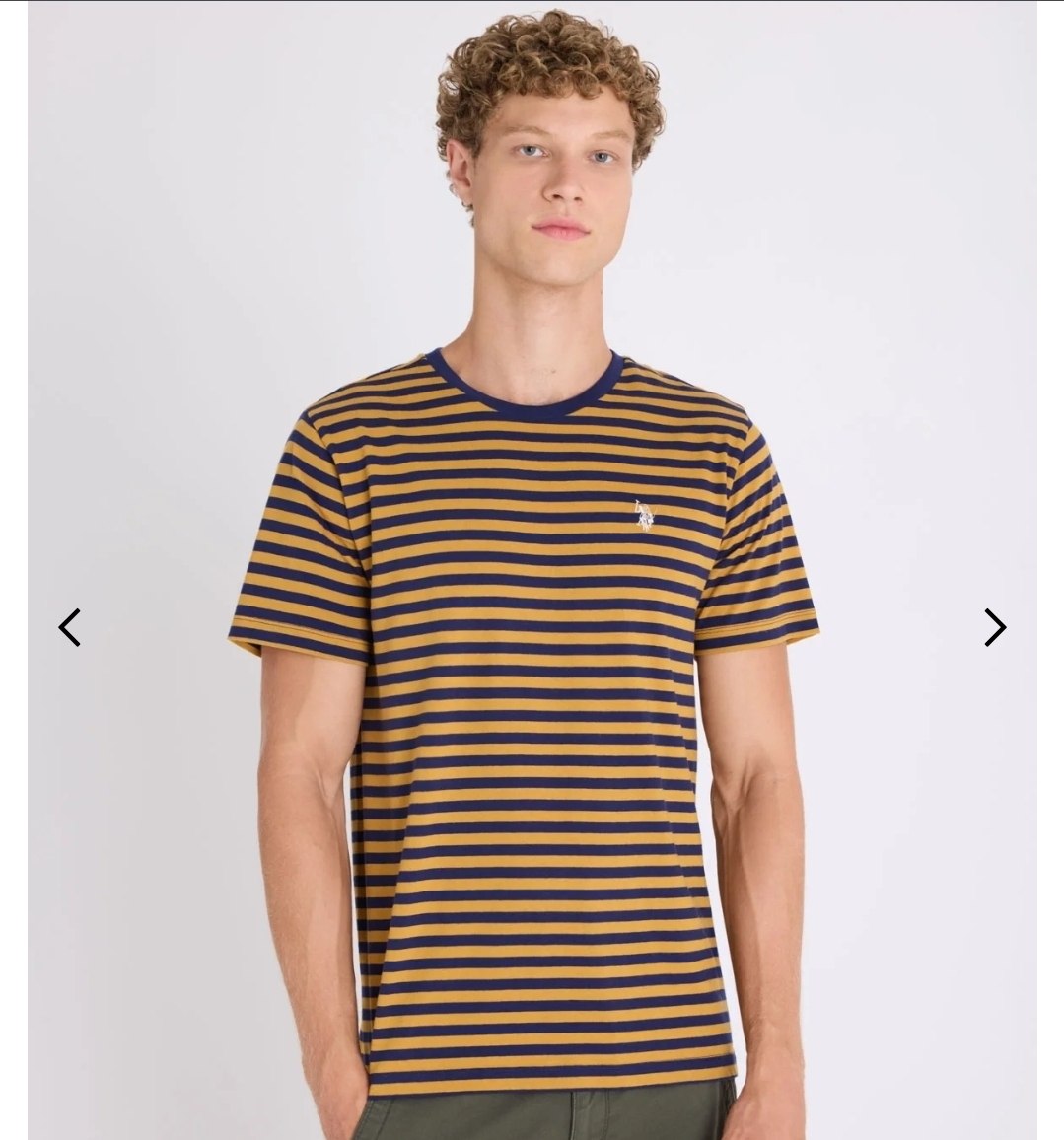 YARN DYE STRIPE JERSEY T-SHIRT