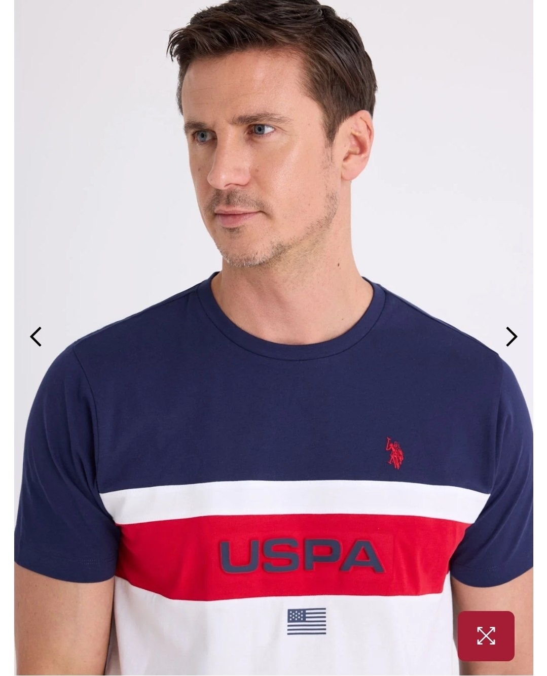 USPA SPORT COLORBLOCK T-SHIRT