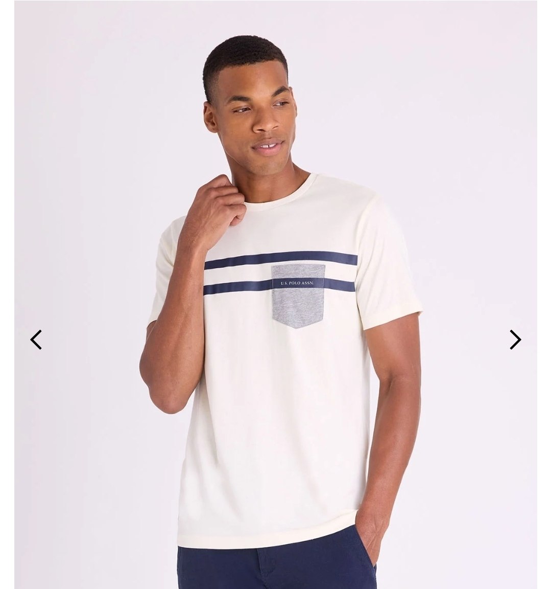 STRIPE CHEST POCKET JERSEY T-SHIRT