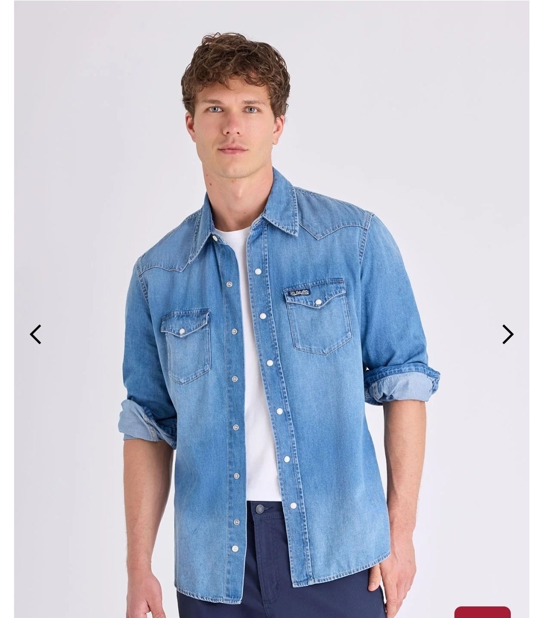 LONG SLEEVE WESTERN DENIM SHIRT