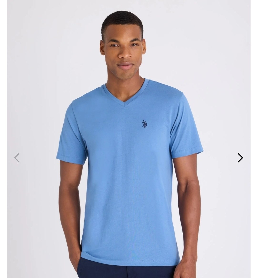 SOLID V-NECK T-SHIRT