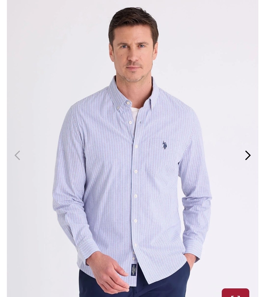 LONG SLEEVE COTTON STRETCH MADRAS SHIRT