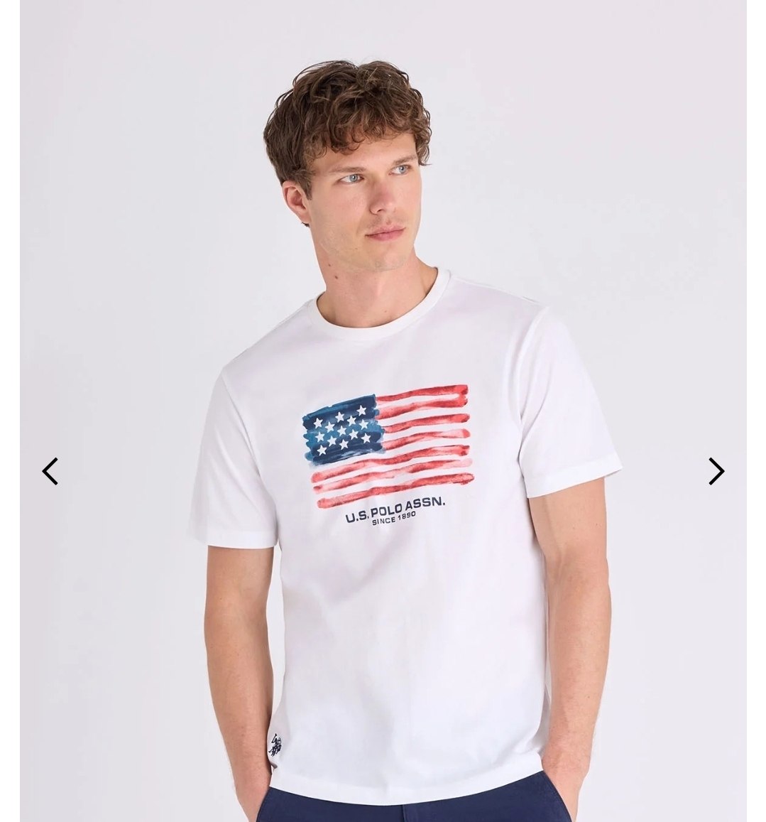 USA FLAG GRAPHIC PRINT T-SHIRT