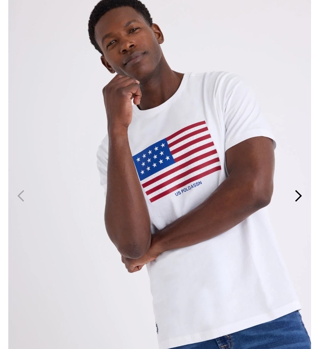 USA FLAG WORDMARK T-SHIRT