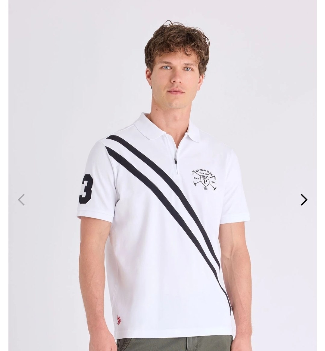 ZIPPER PLACKET SASH MALLET PIQUE POLO SHIRT