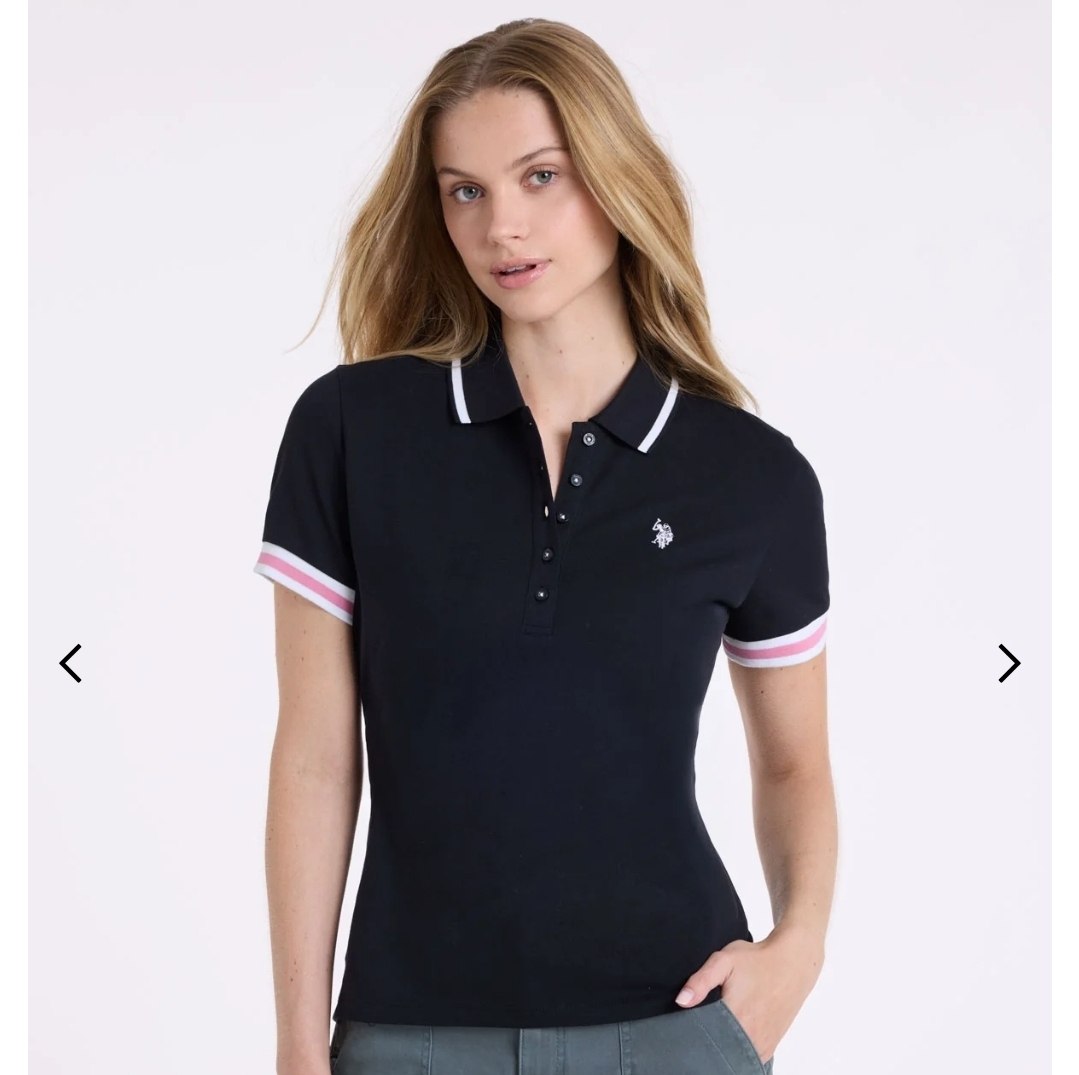 COLOR POP RIB POLO SHIRT