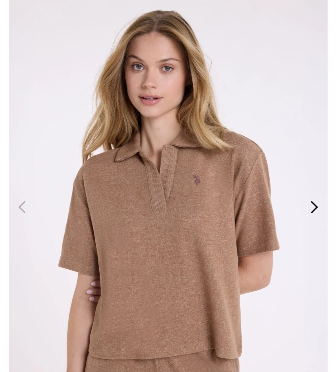 DROP SHOULDER RELAXED HACCI POLO SHIRT