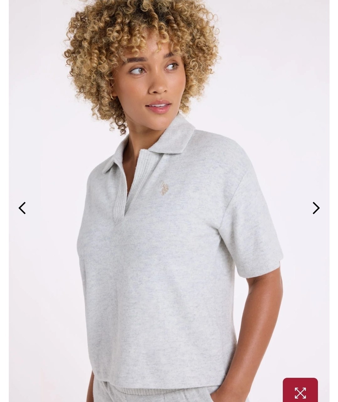 DROP SHOULDER RELAXED HACCI POLO SHIRT
