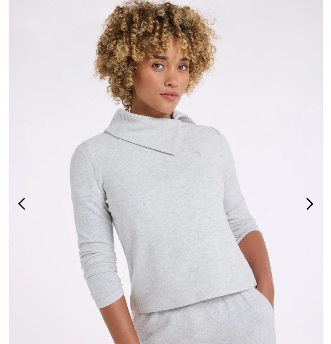 SHAWL COLLAR LONG SLEEVE HACCI TOP
