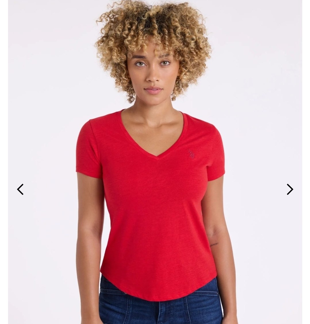 TONAL V-NECK T-SHIRT