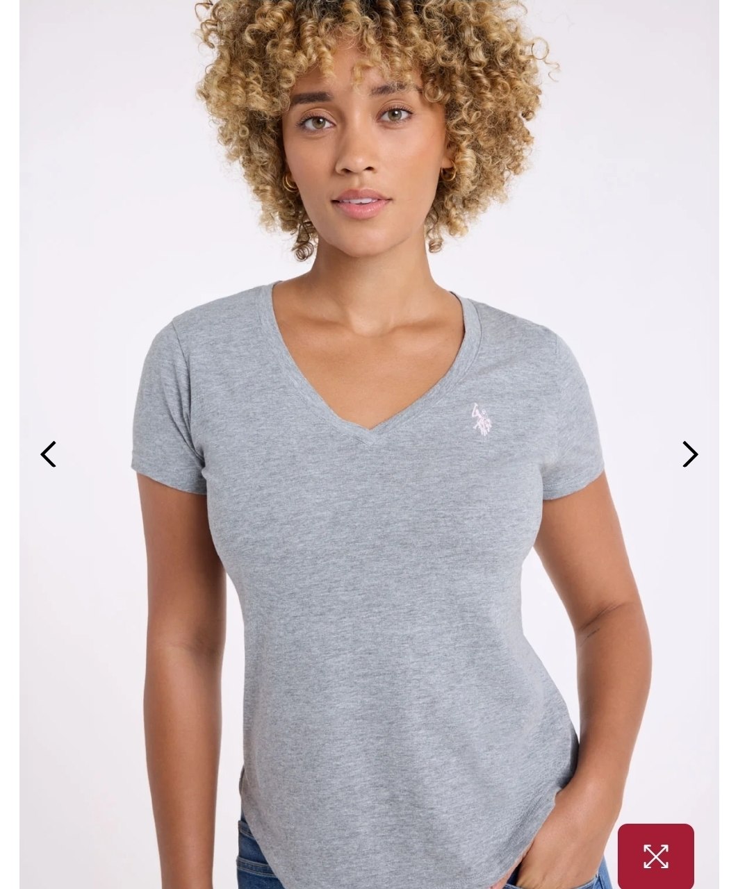 TONAL V-NECK T-SHIRT