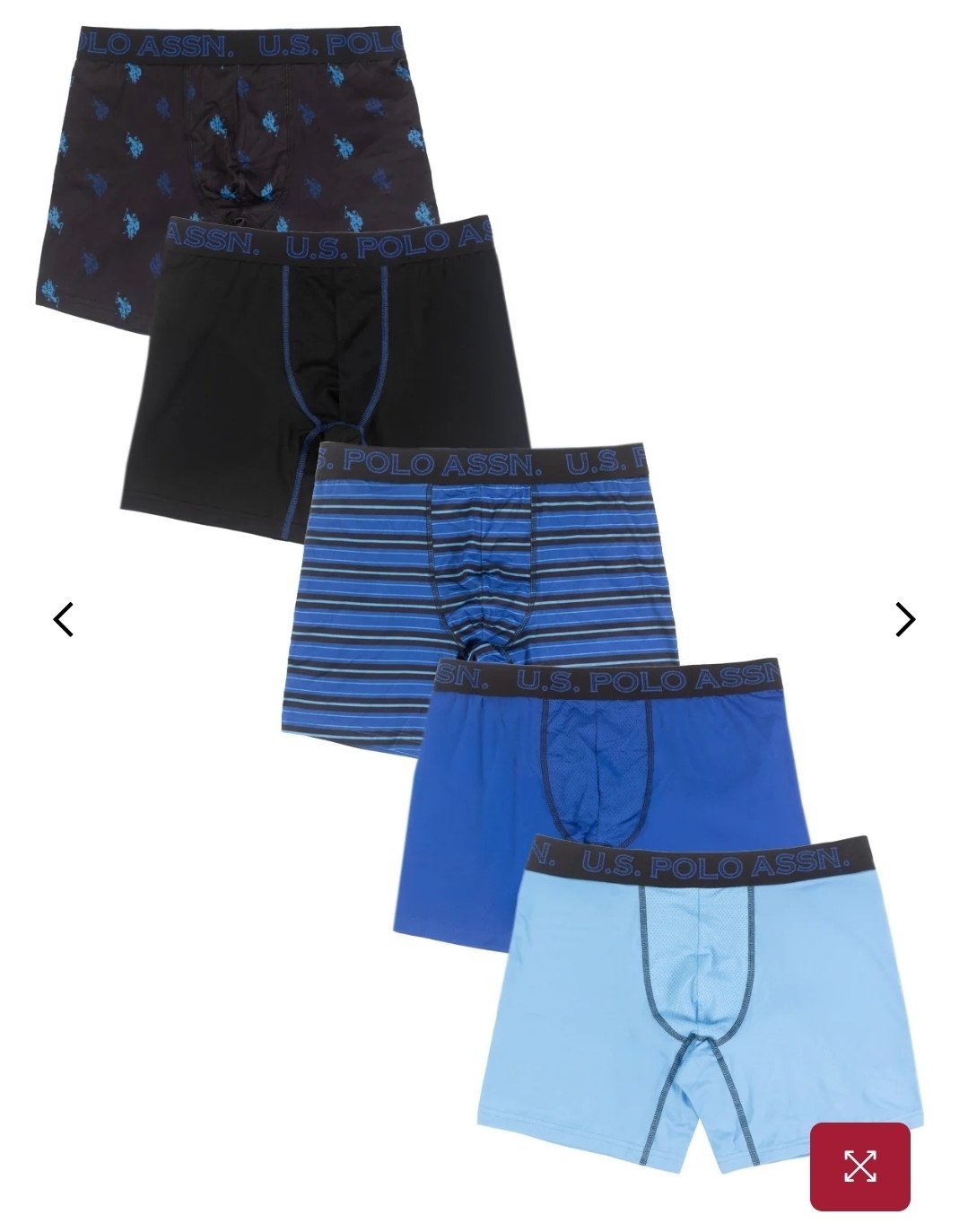 5 PACK STRETCH BOXER BRIEF