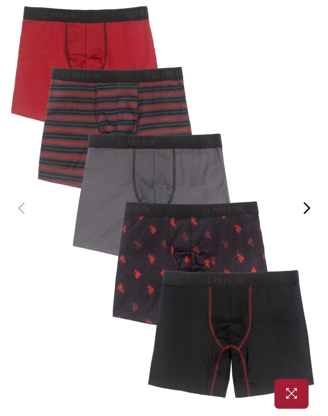 5 PACK STRETCH BOXER BRIEF