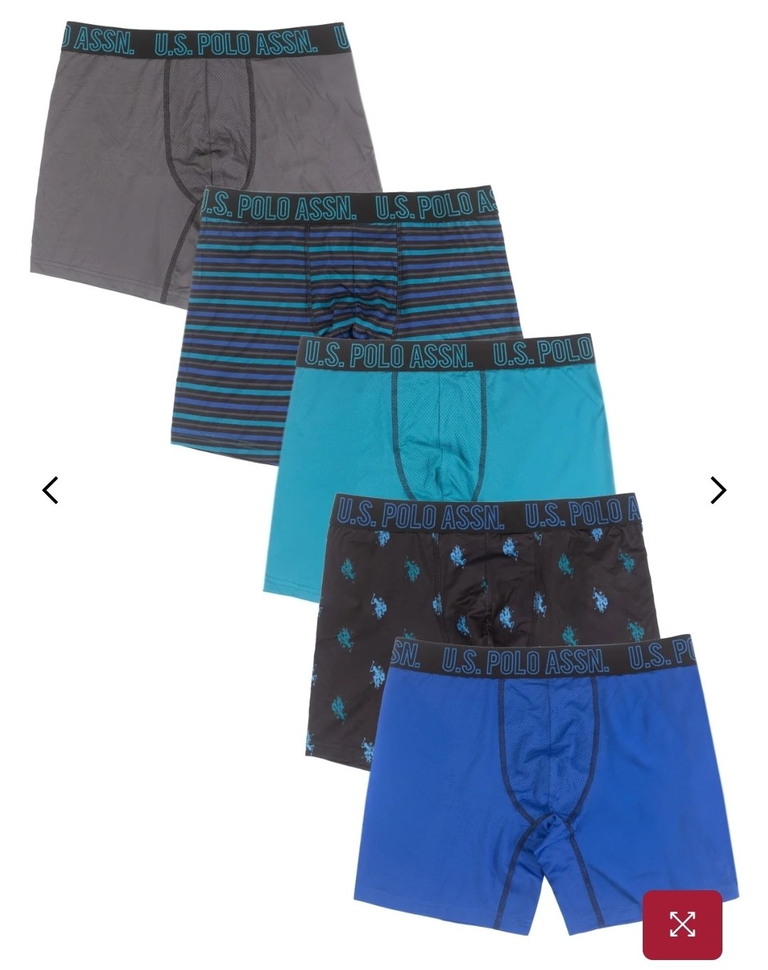 5 PACK STRETCH BOXER BRIEF