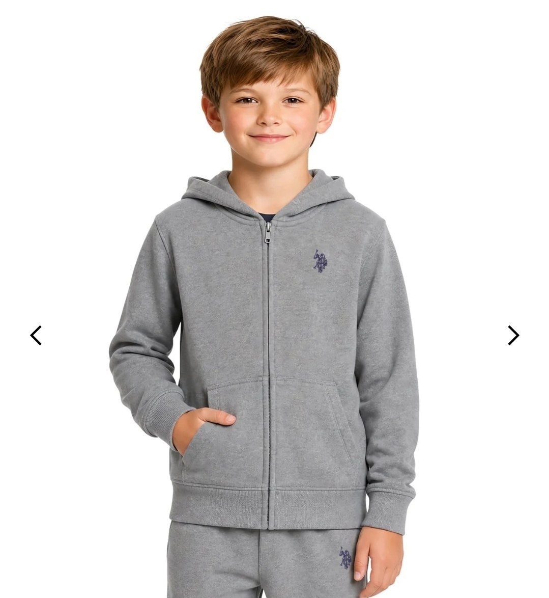 BOYS FLEECE ZIP UP HOODIE