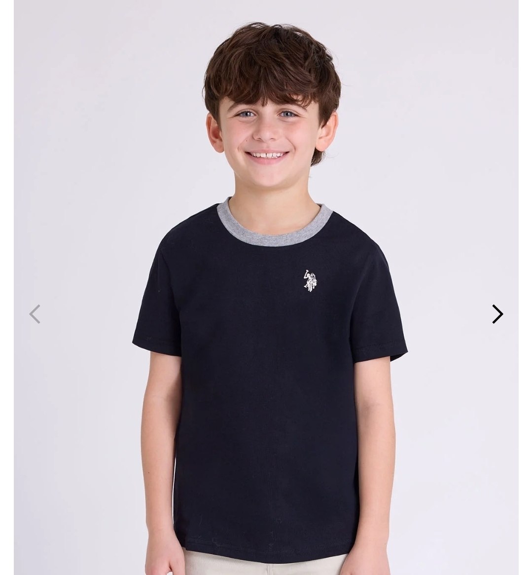 BOYS RINGER CREW NECK T-SHIRT