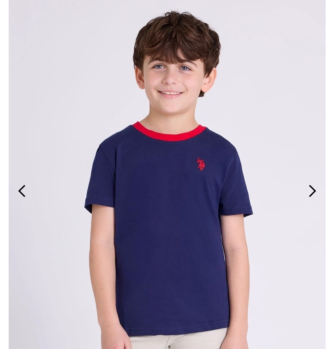 BOYS RINGER CREW NECK T-SHIRT