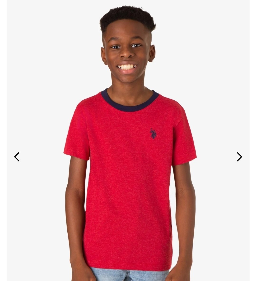 BOYS RINGER CREW NECK T-SHIRT