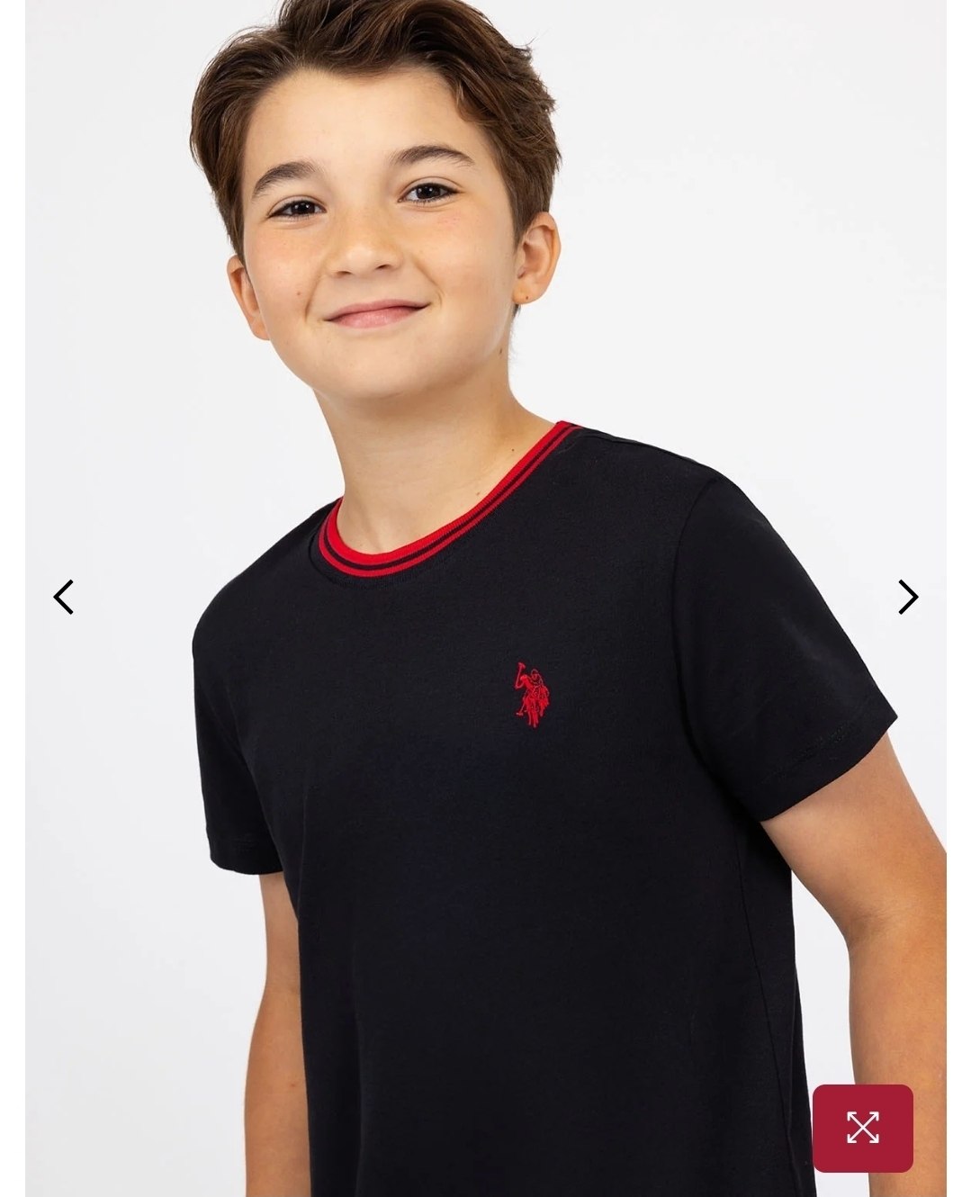 BOYS TIPPED CREW NECK T-SHIRT