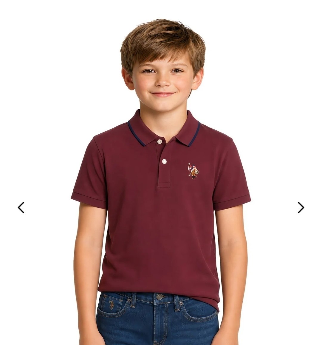BOYS INTERLOCK POLO SHIRT