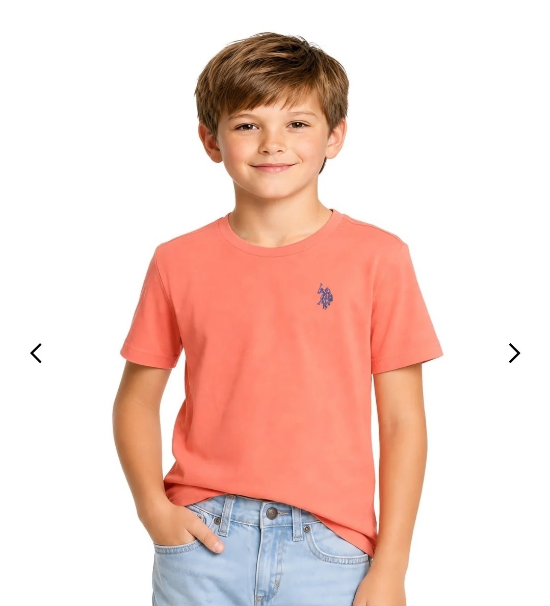 BOYS BASIC CREW NECK T-SHIRT