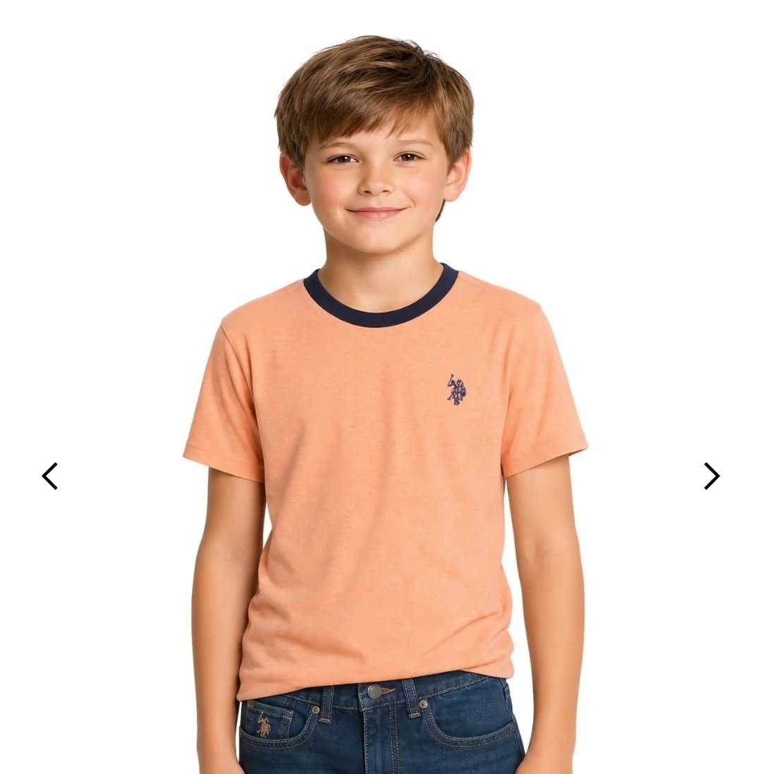 BOYS RINGER CREW NECK T-SHIRT