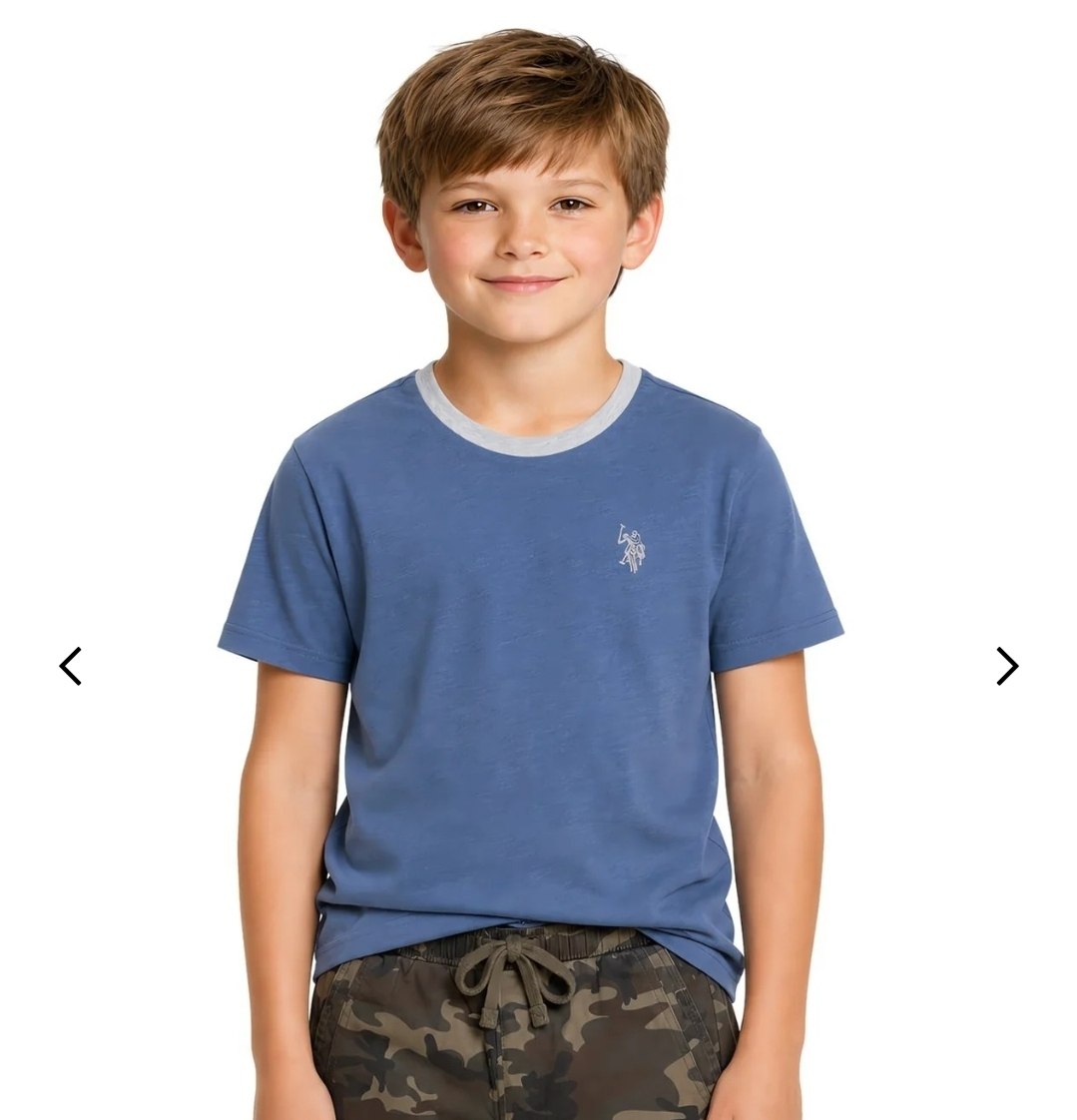 BOYS RINGER CREW NECK T-SHIRT