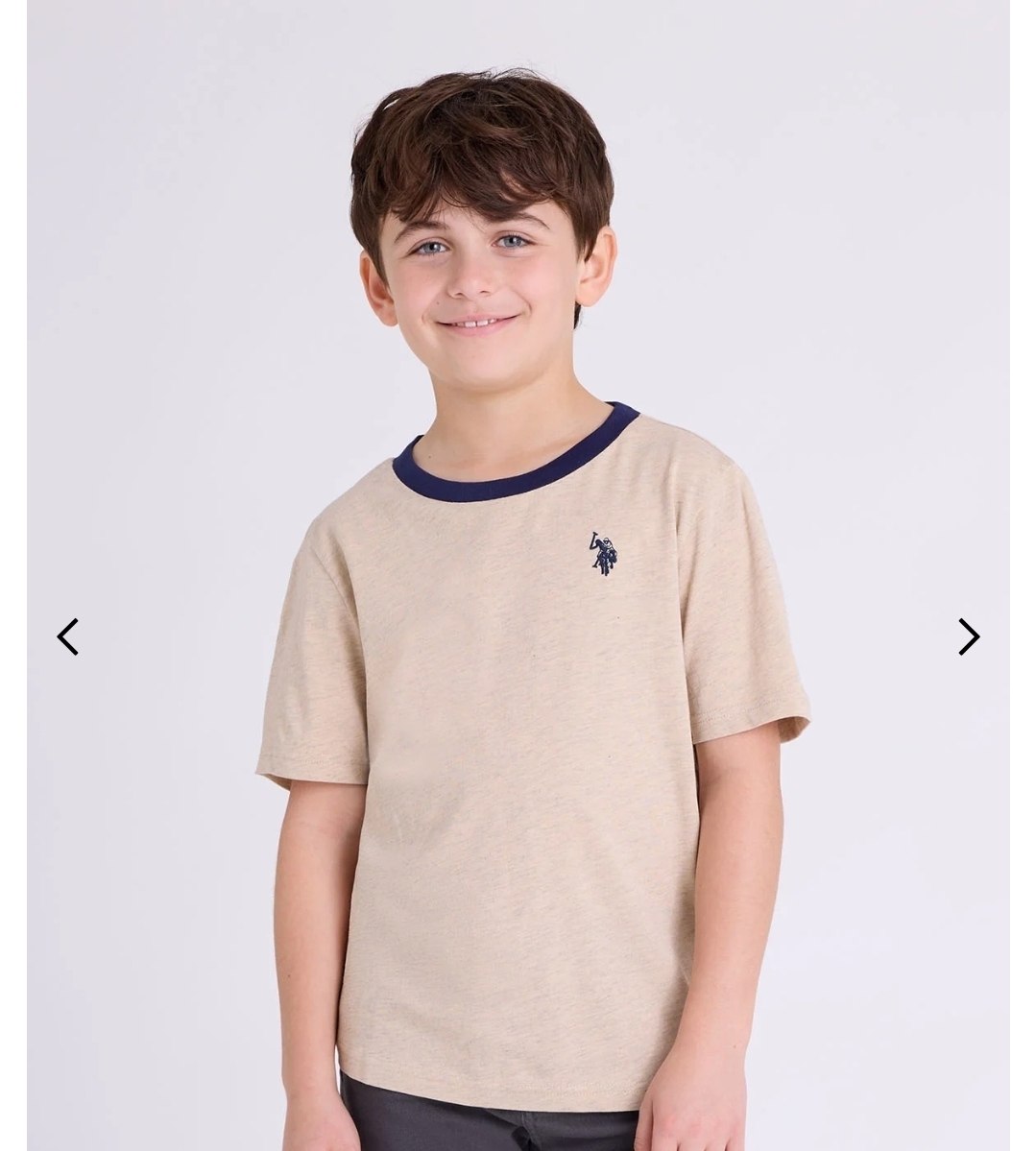 BOYS RINGER CREW NECK T-SHIRT