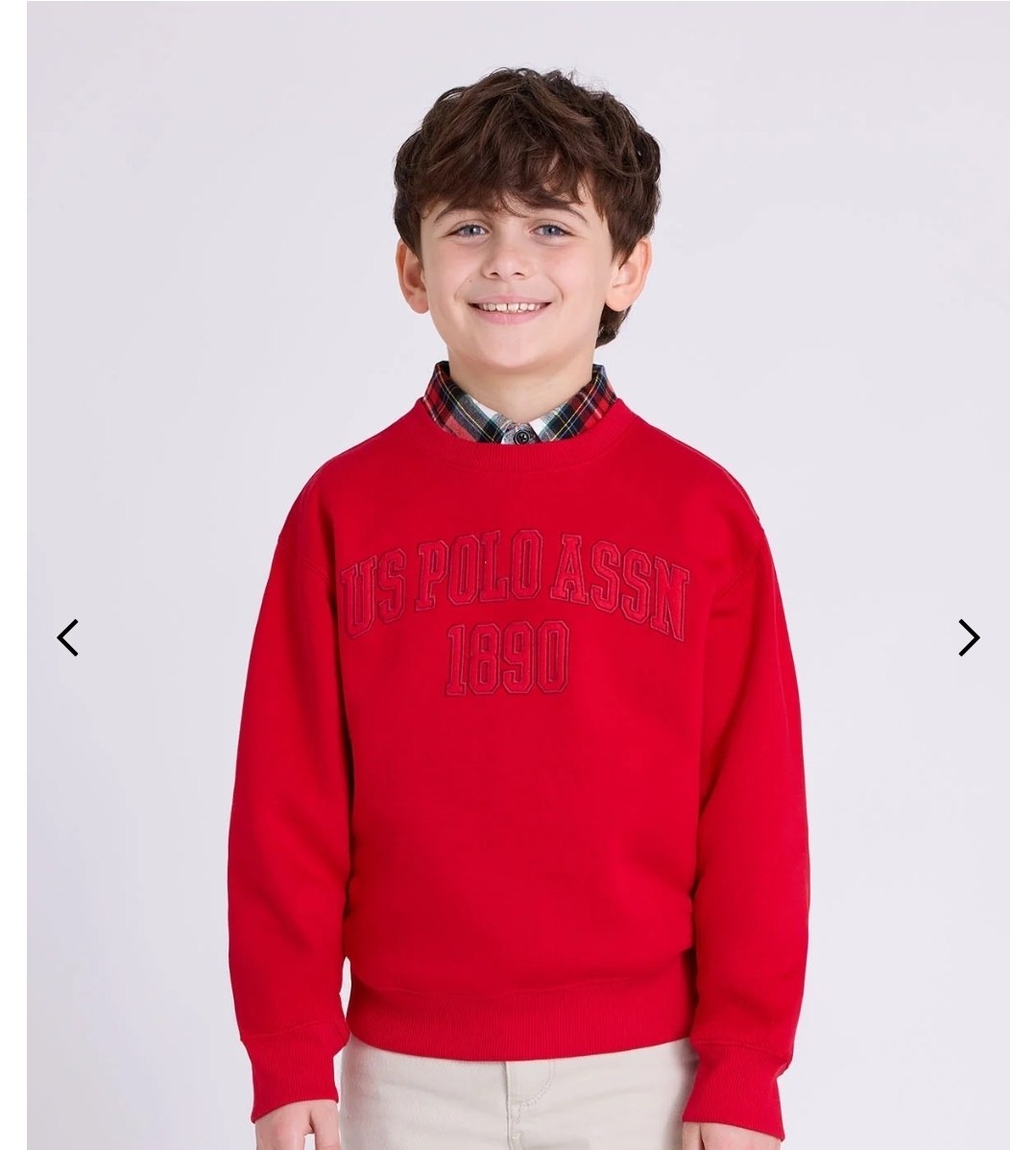 BOYS WORDMARK APPLIQUE FLEECE PULLOVER