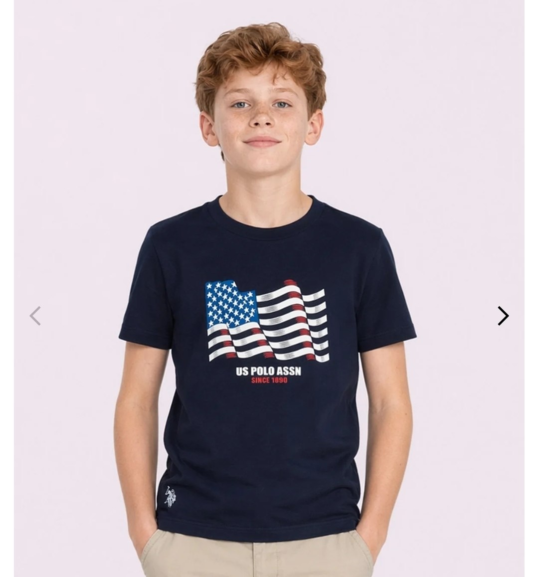 BOYS USPA FLAG JERSEY T-SHIRT