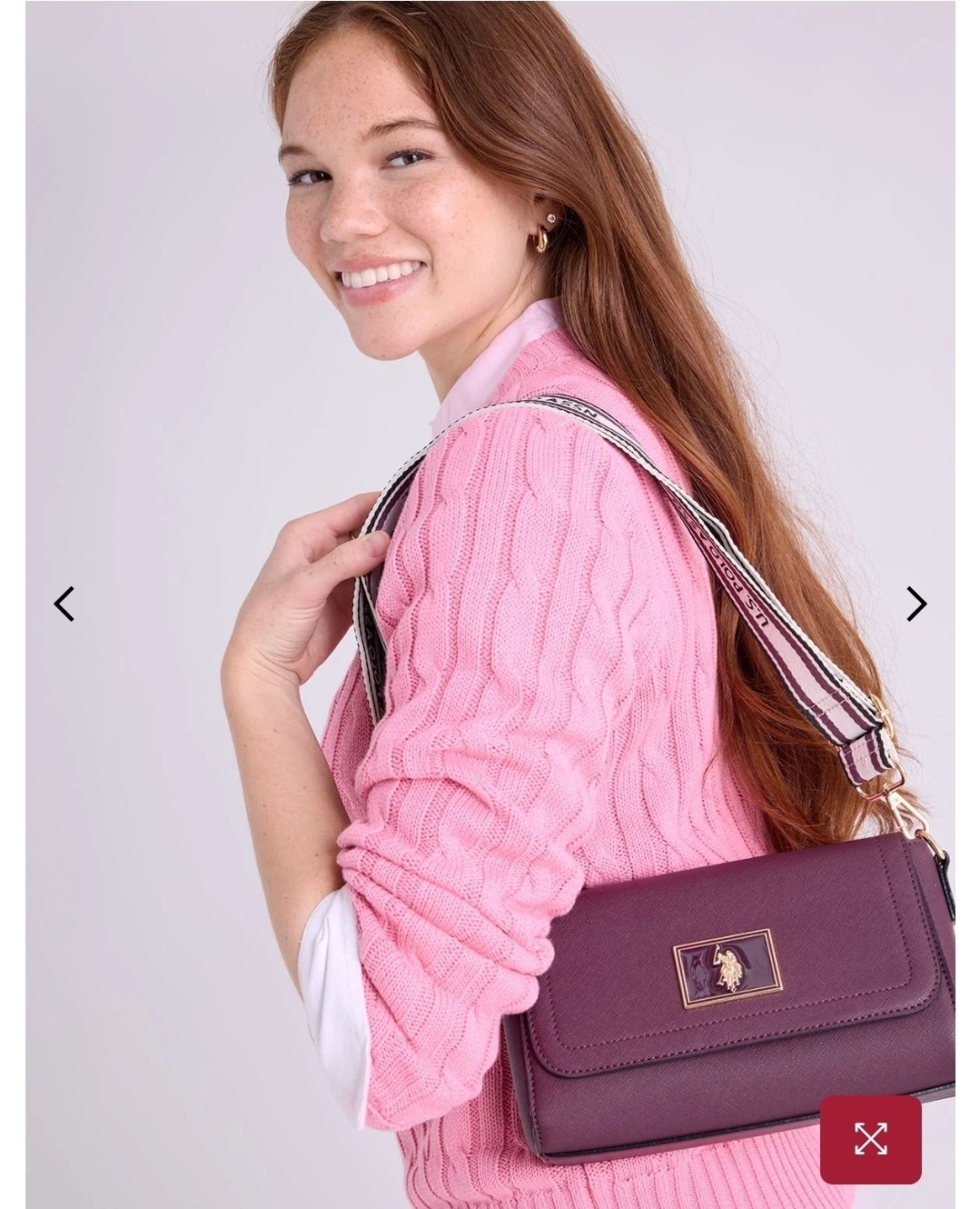 ENAMEL CROSSBODY BAG