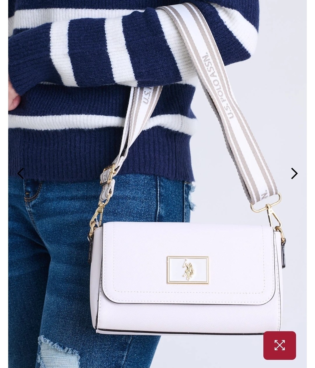 ENAMEL CROSSBODY BAG